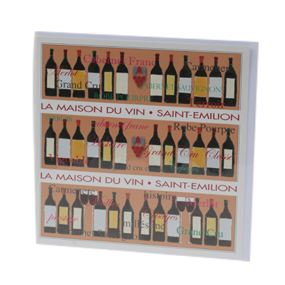 Carte Vintage Maison du Vin de Saint-Emilion